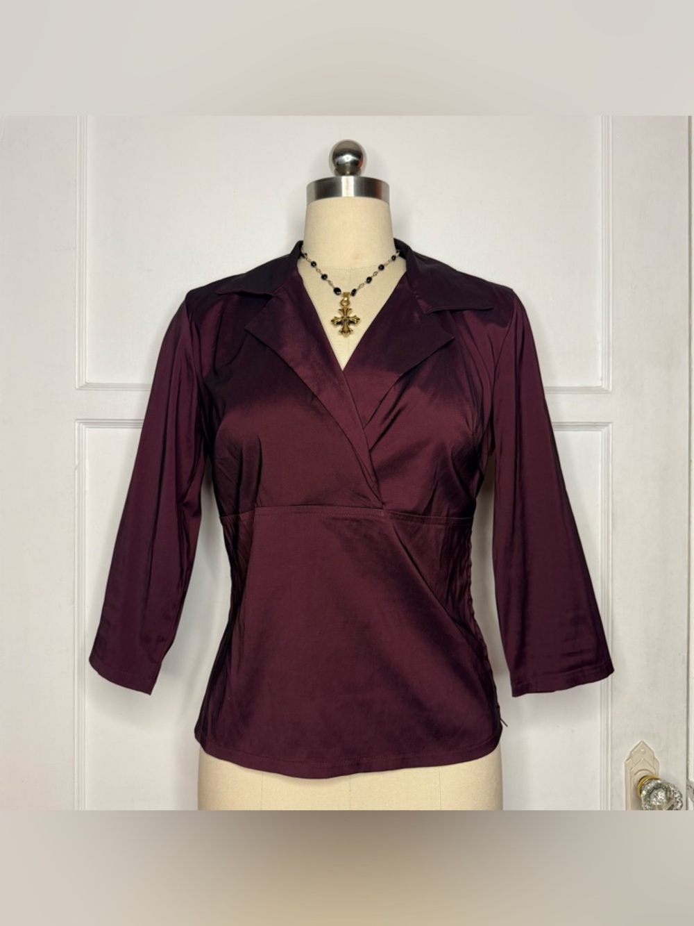 Tempted burgundy shirt